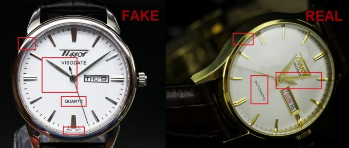 Kim đồng hồ Tissot chính hãng có độ sắc bén nhất định, với tỉ lệ cân đối hoàn hảo