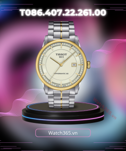 TISSOT LUXURY T086.407.22.261.00 - NAM - KÍNH SAPPHIRE - DÂY KIM LOẠI - AUTOMATIC - SIZE 41MM - MÁY THỤY SỸ