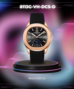CARNIVAL AQUANUS 8113G-VH-DCS-D - NAM - KÍNH SAPPHIRE - DÂY CAO SU - AUTOMATIC - SIZE 41MM - MÁY THỤY SỸ