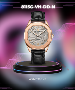 CARNIVAL 8115G-VH-DD-N - NAM - KÍNH SAPPHIRE - DÂY DA - AUTOMATIC - SIZE 40MM - MÁY THỤY SỸ