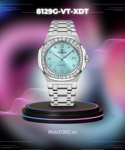 CARNIVAL 8129G-VT-XDT - NAM - KÍNH SAPPHIRE - DÂY KIM LOẠI - AUTOMATIC - SIZE 40MM - MÁY THỤY SỸ