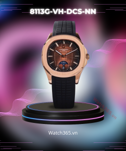 CARNIVAL AQUANUS 8113G-VH-DCS-N - NAM - KÍNH SAPPHIRE - DÂY CAO SU - AUTOMATIC - SIZE 41MM - MÁY THỤY SỸ