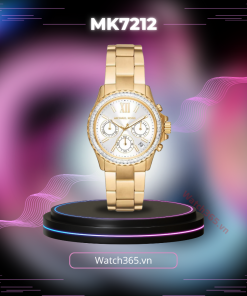 MICHAEL KORS EVEREST MK7212 - NỮ - KÍNH KHOÁNG - DÂY KIM LOẠI - PIN - SIZE 36MM - MÁY HOA KỲ