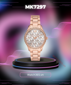 MICHAEL KORS LAYTON MK7297 - NỮ - KÍNH KHOÁNG - DÂY KIM LOẠI - PIN - SIZE 38MM - MÁY HOA KỲ