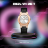 CARNIVAL 8160L-VH-DD-T - NỮ - KÍNH SAPPHIRE - DÂY DA - PIN - SIZE 34MM - MÁY THỤY SỸ