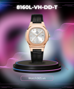 CARNIVAL 8160L-VH-DD-T - NỮ - KÍNH SAPPHIRE - DÂY DA - PIN - SIZE 34MM - MÁY THỤY SỸ