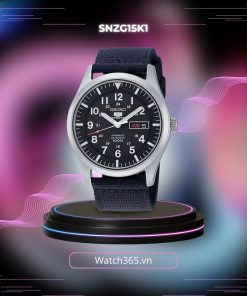 SEIKO 5 FIELD SPORTS SNZG15K1 - NAM - KÍNH KHOÁNG - DÂY VẢI - AUTOMATIC - SIZE 42MM - MÁY NHẬT
