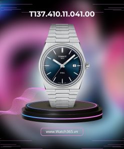 TISSOT PRX T137.410.11.041.00 - NAM - KÍNH SAPPHIRE - DÂY KIM LOẠI - PIN - SIZE 40MM - MÁY THỤY SỸ