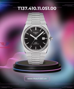 TISSOT PRX T137.410.11.051.00 - NAM - KÍNH SAPPHIRE - DÂY KIM LOẠI - PIN - SIZE 40MM - MÁY THỤY SỸ