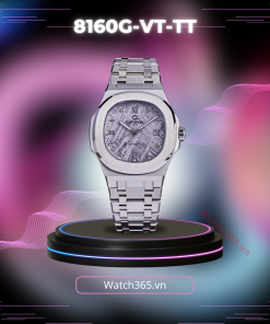 CARNIVAL 8160G-VT-TT - NAM - KÍNH SAPPHIRE - DÂY KIM LOẠI - AUTOMATIC - SIZE 41MM - MÁY THỤY SỸ