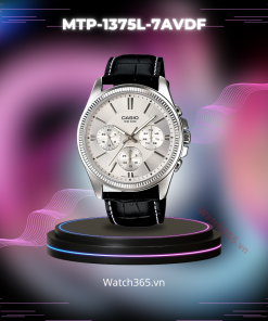 CASIO MTP-1375L-7AVDF - NAM - KÍNH KHOÁNG - DÂY DA - PIN - SIZE 42MM - MÁY NHẬT